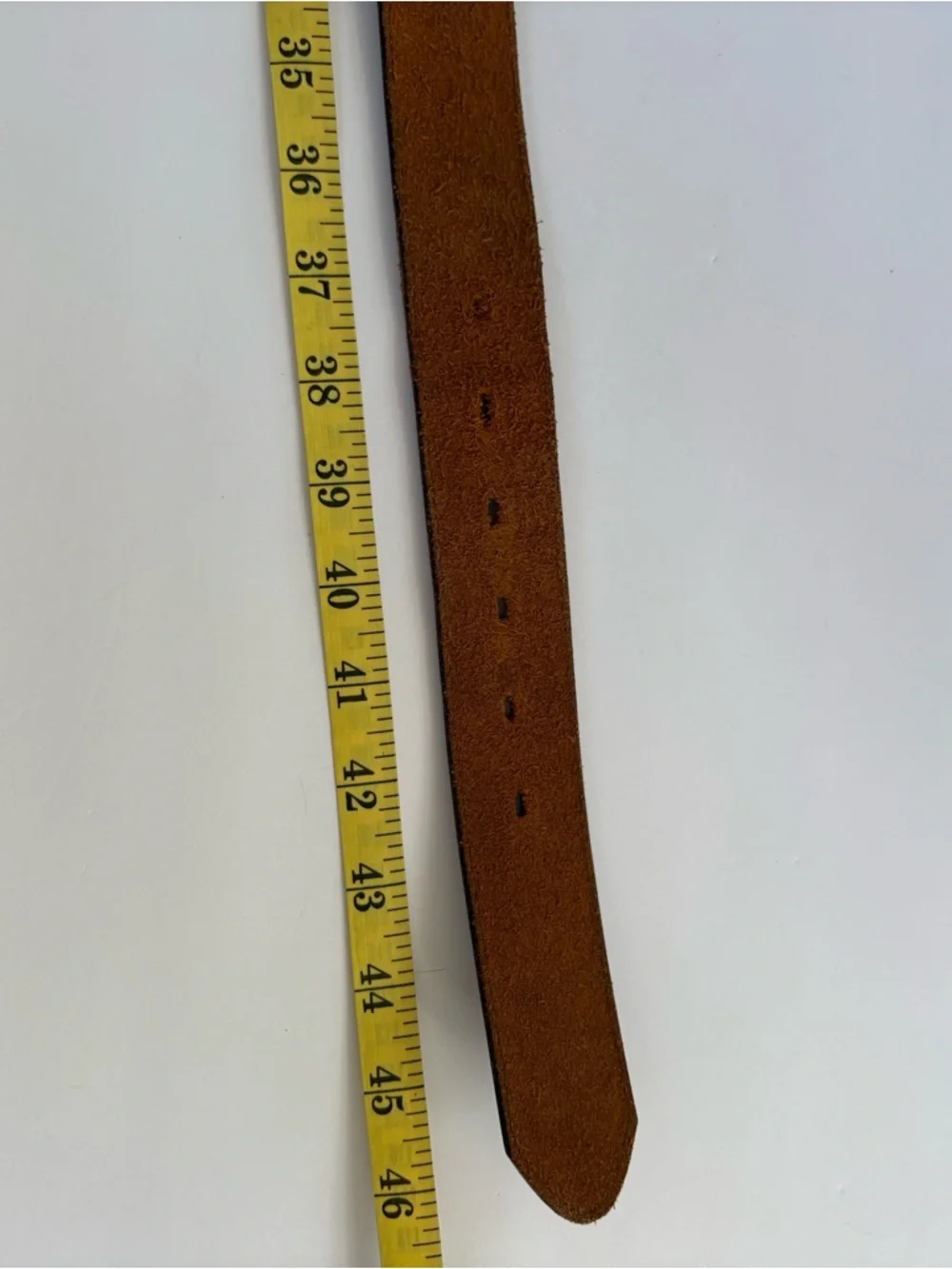 vintage USA made TONY LAMA buckle‎ belt 40 brown TOOLED cowhide leather WESTERN